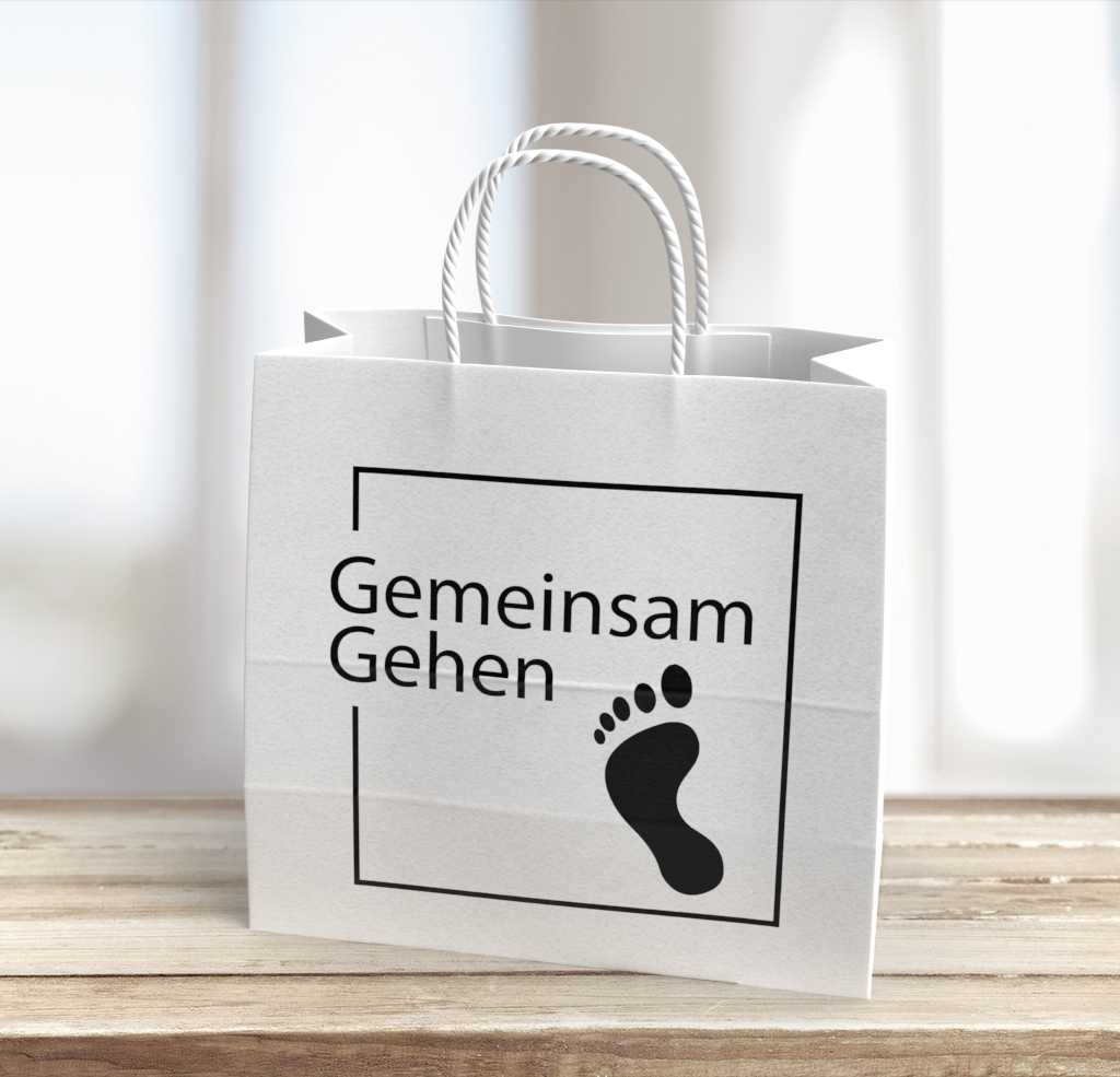 Papiertasche weiß